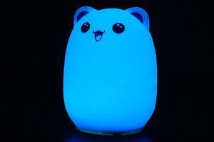 Mobi-Time рекомендує: LED-силіконовий нічник 164 RGB (котик)