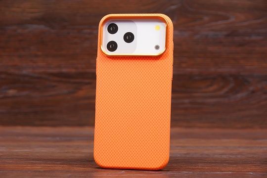 Накладка Piblue Carbon MagSafe Iph 17ProMax Orange