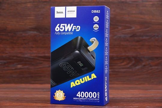 Power Bank HOCO DB82 40000 mAh PD 65W (чорний)