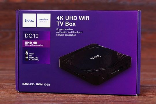 Смарт приставка Hoco DQ10 TV Box 4Gb/32Gb 4K