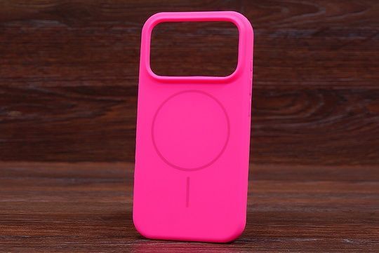 Silicone Soft Case Magsafe iPh 17 Shiny pink