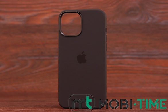 Silicone Case MagSafe iPhone 12ProMax Black (18)