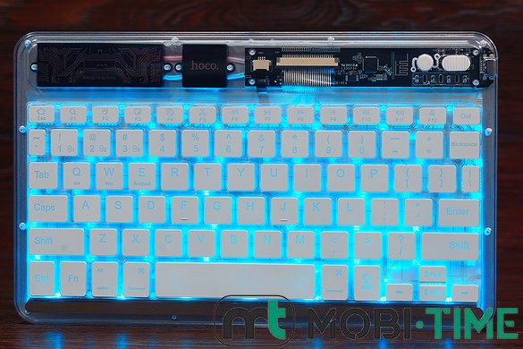 Клавіатура bluetooth Hoco S55 RGB (біла)