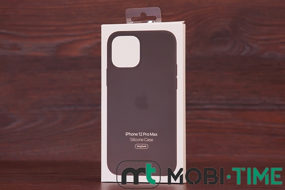 Silicone Case MagSafe iPhone 12ProMax Black (18)