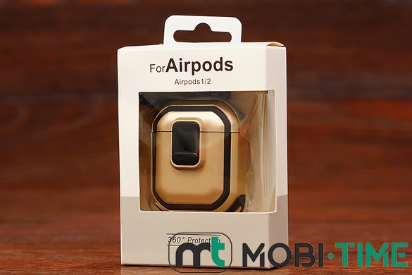 Футляр for AirPods 1/2 Protective (gold)