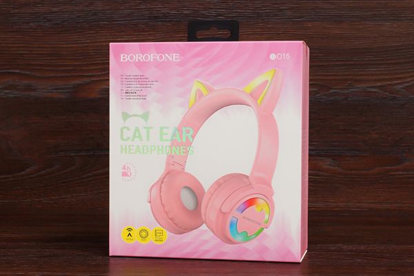 Mobi-Time рекомендує: навушники бездротові Borofone BO15 Cat Ear