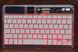 Клавіатура bluetooth Hoco S55 RGB (біла) фото 4