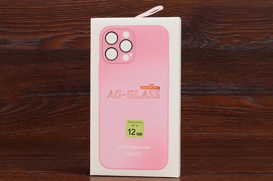 Накладка AG-Glass Matte iPhone 14 Chanel Pink