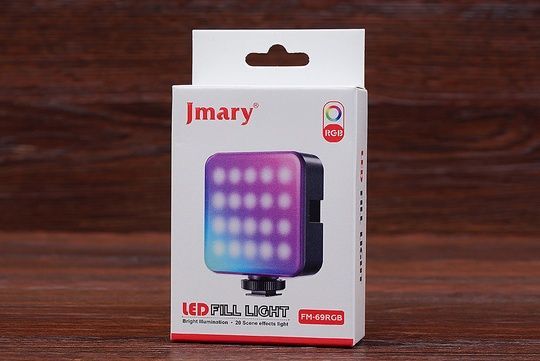 Відео/фото світло Jmary FM-69RGB 2000мАг (міні)