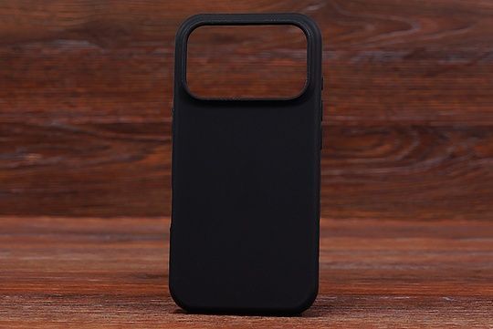 Silicone Case (no logo) Iph 18ProMax Black (18)