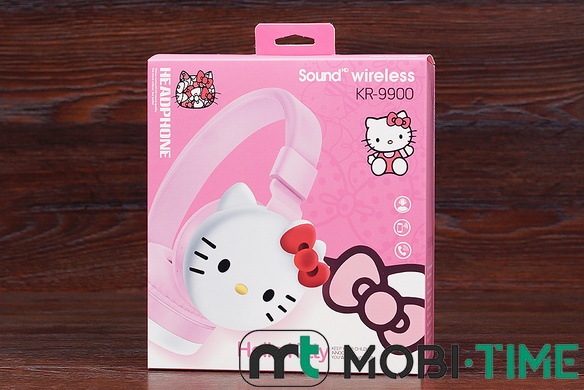 HF BIG KR9900 + BT (Hello Kitty) рожеві