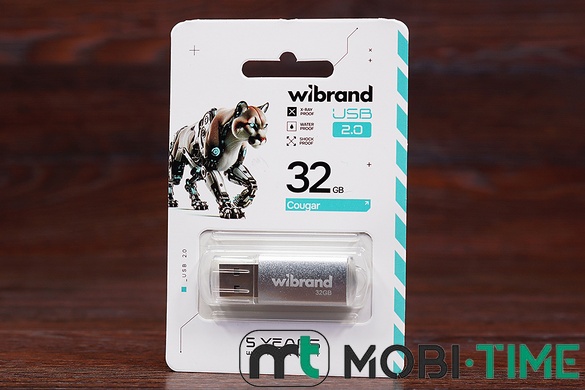 Флешка 32GB Wibrand Cougar