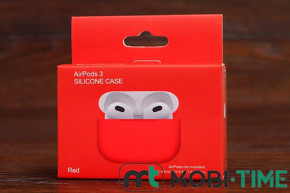 Футляр for Air Pods 3 Carrying (red)