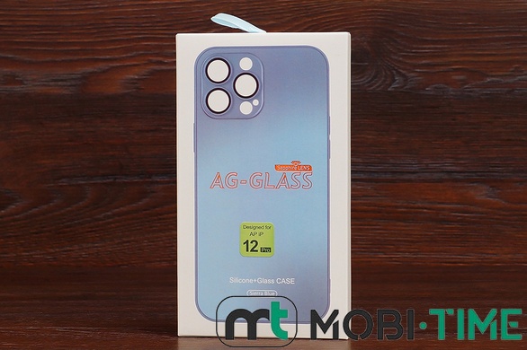 Накладка AG-Glass Matte iPhone 15 Sierra Blue