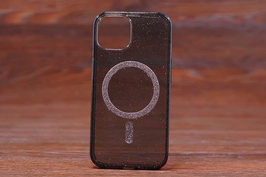 Накладка Gliter MagSafe Iph 13Pro Black