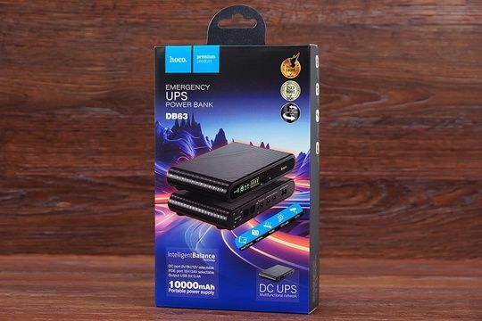 Power Bank HOCO DB63 (mini UPS) 10000 mAh для роутера (чорний)