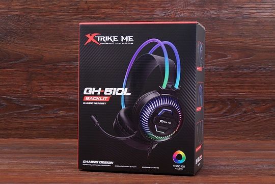 Навушники ігрові XTRIKE ME GH-510L RGB (чорні)