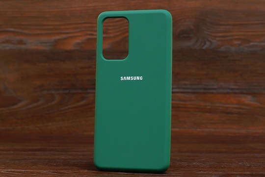 Silicone Full Case Sams A02s Pine green (55)
