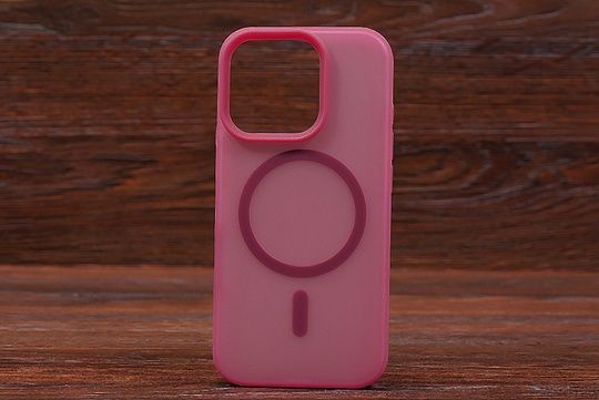 Накладка Iris MagSafe Iph 15ProMax Maroon