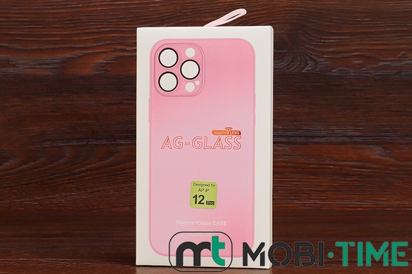 Накладка AG-Glass Matte iPhone 15+ Chanel Pink