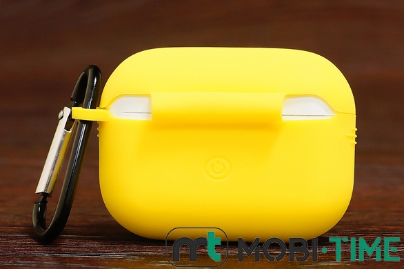 Футляр for Air Pods 3 з карабіном (canary yellow)