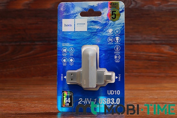 Флешка 64GB Hoco UD10 USB3.0 Type-C