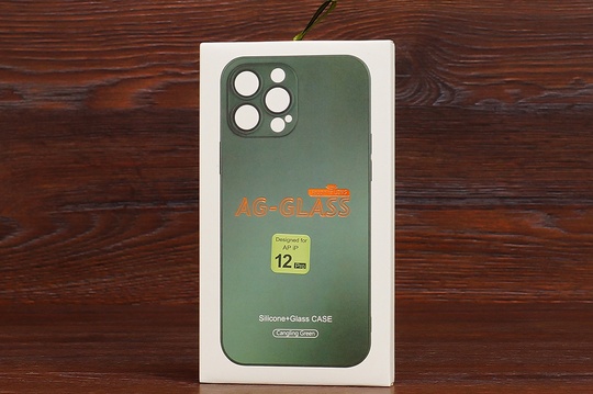 Накладка AG-Glass Matte iPhone 15+ Cangling Green