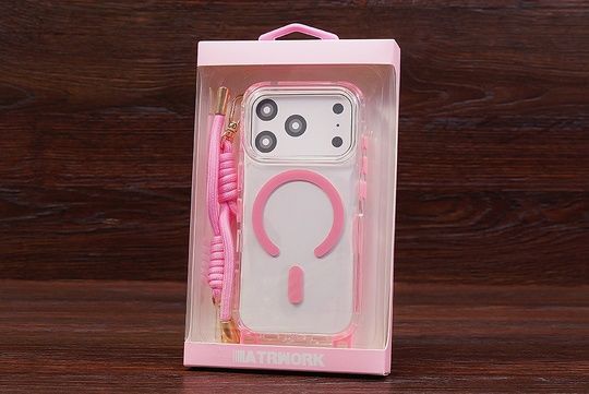 Накладка Lanyard Case MagSafe 2в1 Iph 17Pro Pink
