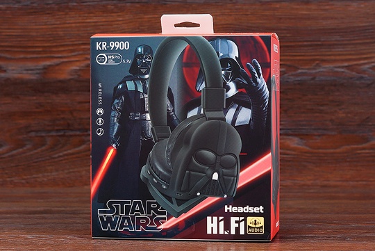 HF BIG KR9900 + BT Star Wars (Дартвейдер) чорні