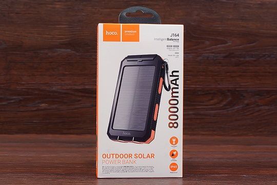 Power Bank Hoco J164 8000 mAh з ліхтарем (чорний)