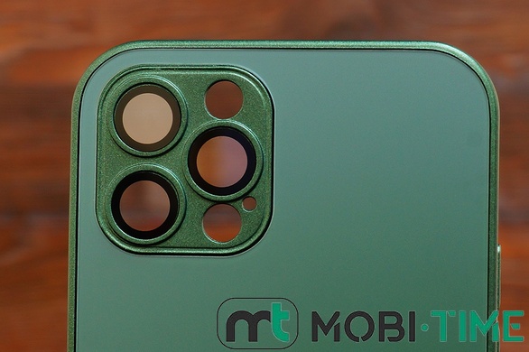 Накладка AG-Glass Matte iPhone 15+ Cangling Green