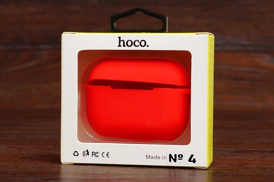 Футляр for Air Pods 3 Hoco з карабіном (red)