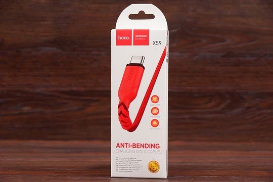 USB Кабель Type-C HOCO X59 (1m) (червоний)
