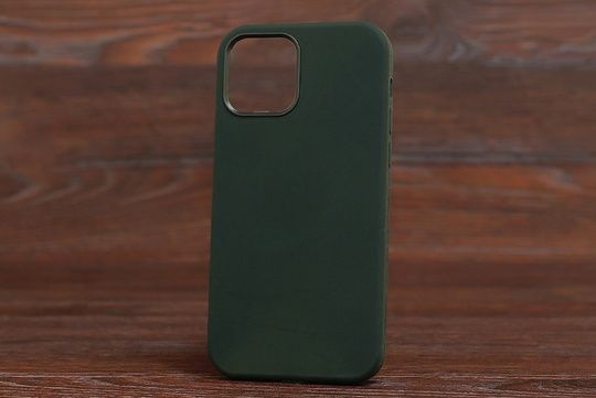 Silicone Case (no logo) Iph 13 Atrovirens (54)