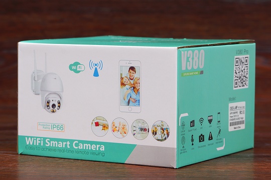 Smart camera V380 Wi-Fi 4MP (біла)