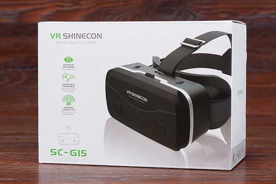 Окуляри віртуальної реальн ості Shinecon VR SC-G15 (чорні)