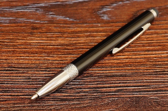 Стилус металевий з ручкою (чорний)