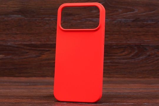 Silicone Case (no logo) Iph 18ProMax Red (14)