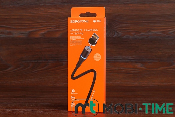 USB Кабель lightning Borofone BU16 magnetic (1.2m)
