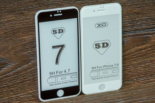 Захисне скло XO Iph 6/6s black