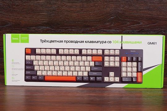 Клавіатура дротова HOCO GM61 (сіра)