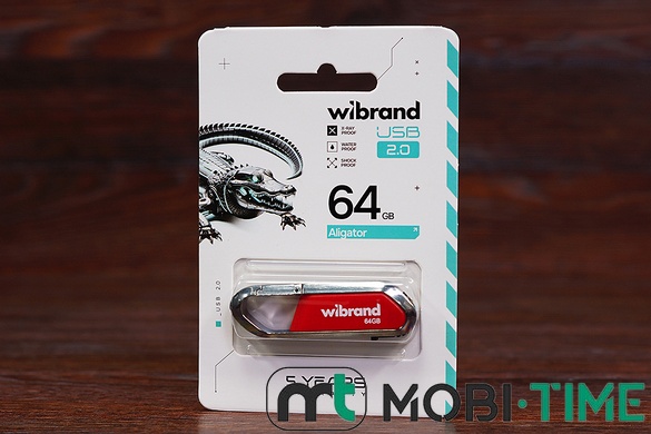 Флешка 64GB Wibrand Aligator