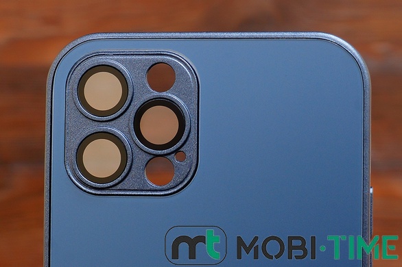 Накладка AG-Glass Matte iPhone 15+ Navy blue