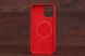 Silicone Case MagSafe iPhone 14ProMax Red (14)
