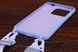 Силікон Crossbody Samsung A13 4G з шнурком Elegant purple фото 5