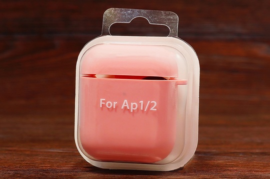Футляр for AirPods 1/2 з мікрофіброю (light pink)