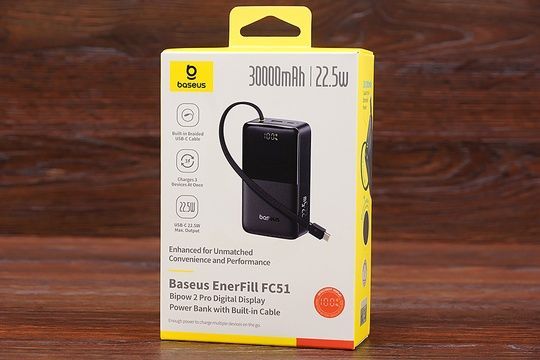 Power Bank Baseus Bipow2 Pro E0028100 30000 mAh 22.5W (чорний)