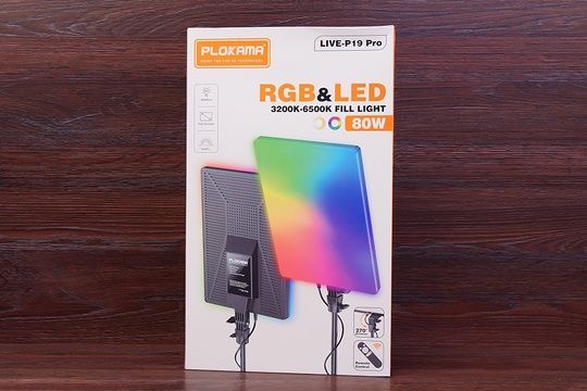 Прямокутна LED Лампа Plokama Live-P19Pro 28х40см 80W RGB