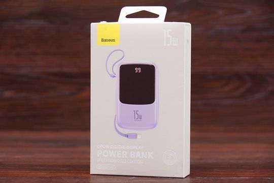 Power Bank Baseus PPQD 050105 10000 mAh 15W фіолетовий
