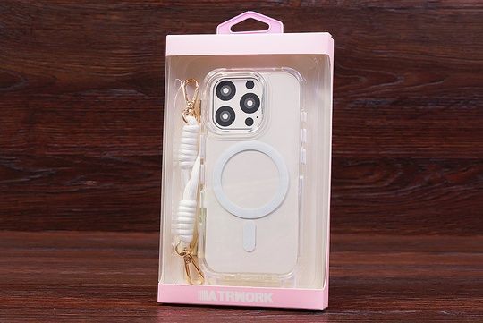 Накладка Lanyard Case Mag Safe 2в1 Iph 13ProMax White